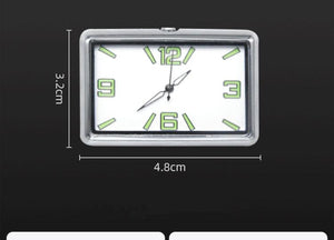 High Quality Auto Fashion Watch Automobile Quartz Clock Car Dashboard Mini Clock Automotive Clock Car Clock Refit Interior Luminous Electronic Quartz Watch Ornaments Car Decoration Ornaments Vehicle Car Accessories