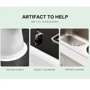 High Quality PVC Waterproof Wall Sticker Self Adhesive Sink Stove Crack Strip Kitchen Bathroom Bathtub Corner Sealant Tape Waterproof