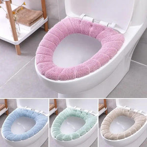 High Quality Universal Toilet Seat Cover Washable Unique Design Warm Flexible Covers Bright Colors