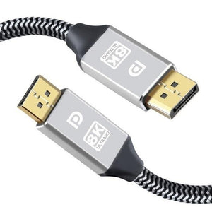 High Speed Display Port TV Cable Audio 8K Video Cable Compatible For PC And Laptop Portable Projector DP1.2 DP1.4 Lightweight Cable