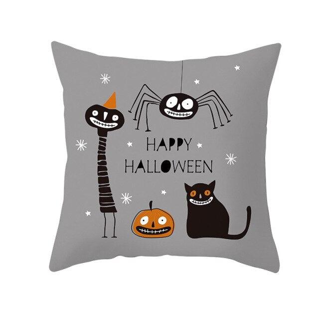 Holiday Pillowcase Pumpkin Cushion Cover Creative Decorative Sofa Party Home Car Pillow Cover Print Pillowcase Fall Decorative Pillows Cotton Linen Material Decoration