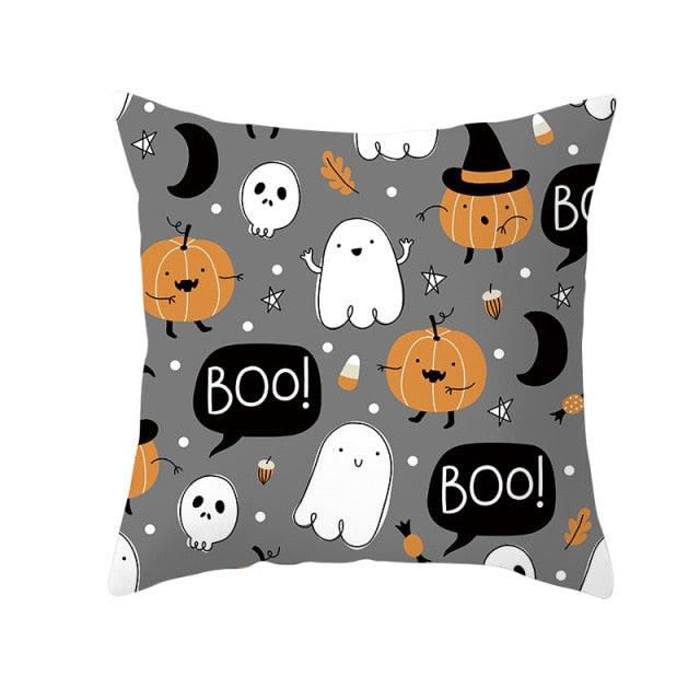 Holiday Pillowcase Pumpkin Cushion Cover Creative Decorative Sofa Party Home Car Pillow Cover Print Pillowcase Fall Decorative Pillows Cotton Linen Material Decoration