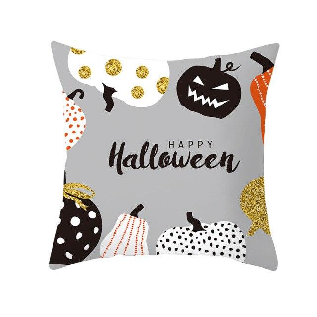Holiday Pillowcase Pumpkin Cushion Cover Creative Decorative Sofa Party Home Car Pillow Cover Print Pillowcase Fall Decorative Pillows Cotton Linen Material Decoration