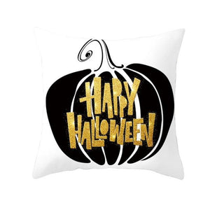Holiday Pillowcase Pumpkin Cushion Cover Creative Decorative Sofa Party Home Car Pillow Cover Print Pillowcase Fall Decorative Pillows Cotton Linen Material Decoration
