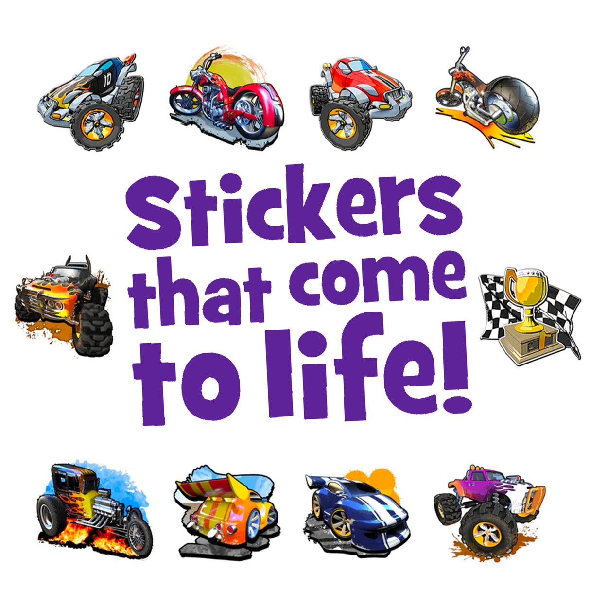 HoloToyz - Metal Mania AR Stickers