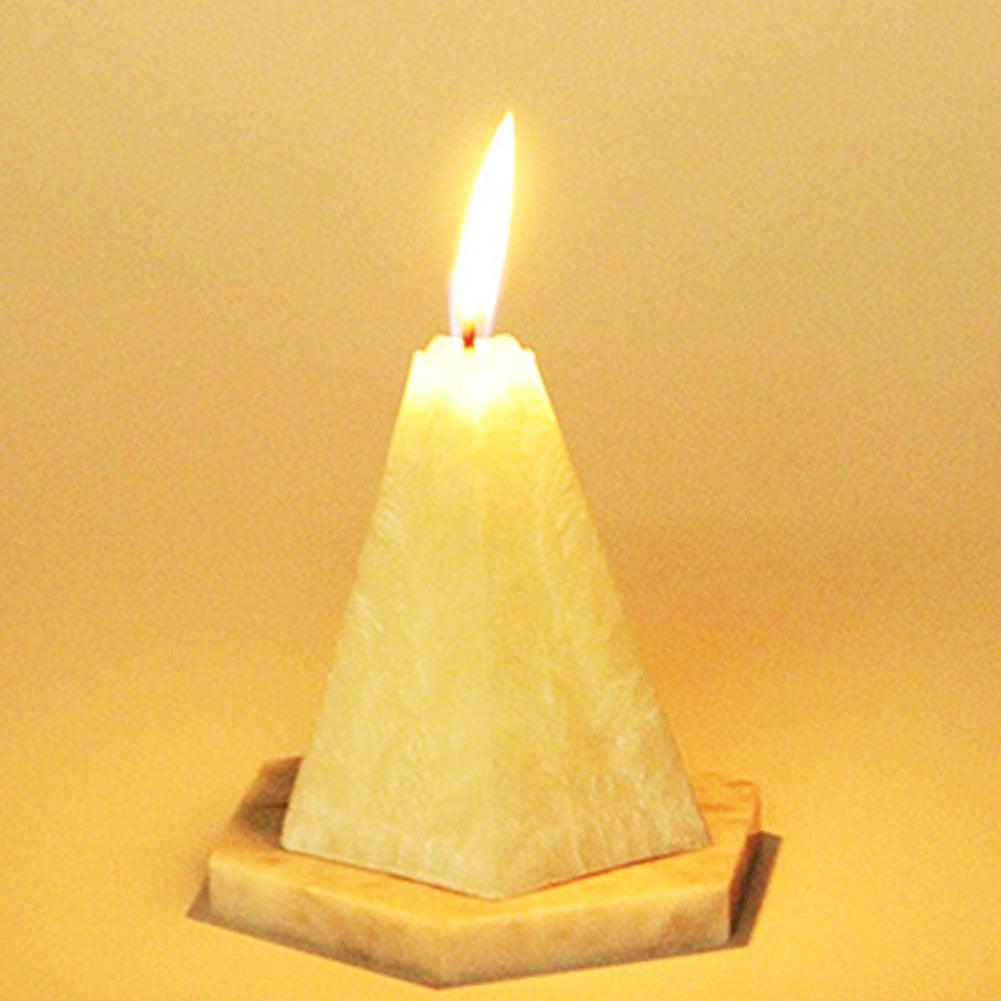 Home Decorative Aromatic Candles Scented Candles 3D Iceberg Shape Room Fragrance Candles Strong Fragrance Scent Stress Relief Gift for Women on Birthday Anniversary Aromatherapy Home Decoration