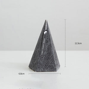 Home Decorative Aromatic Candles Scented Candles 3D Iceberg Shape Room Fragrance Candles Strong Fragrance Scent Stress Relief Gift for Women on Birthday Anniversary Aromatherapy Home Decoration