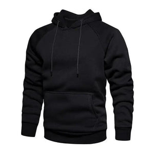 Hoodies Sweatshirts Men Solid Color Hoodie Hip Hop Streetwear Outwear Autumn Winter Long Sleeve Winter Fashion Thick Fleece Sweatshirt Mens Hip Hop Long Sleeve Pullover Hoodies Male Autumn Solid Color Hoodie