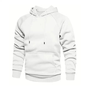 Hoodies Sweatshirts Men Solid Color Hoodie Hip Hop Streetwear Outwear Autumn Winter Long Sleeve Winter Fashion Thick Fleece Sweatshirt Mens Hip Hop Long Sleeve Pullover Hoodies Male Autumn Solid Color Hoodie