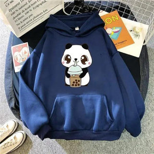 Hoody Little Print Hoodie Streetwear Cute Winter Clothes Women's Oversized Loose Sweatshirts Women Hoodies for Women Cute Fashion Sweatshirts Hoodie for Teen Oversized Hoodie