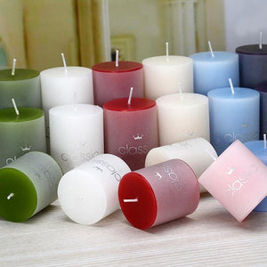 Scented Candle Candles For Home Scented 100 Hour Long Lasting Aromatherapy Candle Highly Scented & Soy Jar Candle Gift Lavender Classic Cylindrical Birthday Romantic Small Candle Wedding Western Food Candlestick Column Wax