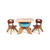 In/Outdoor 3-Piece Plastic Children Play Table & Chair Set