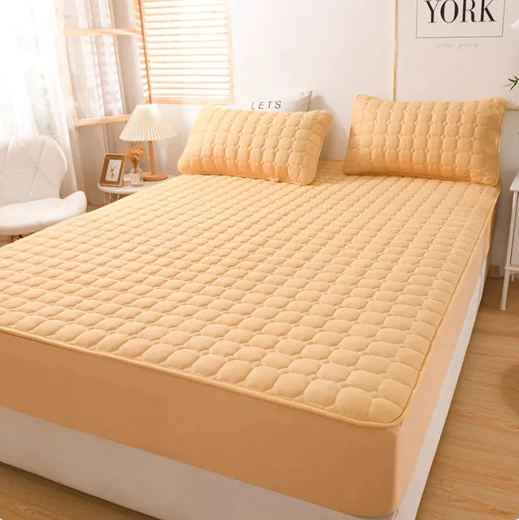 Cozy Nest 3-Piece Brushed Quilted Mattress Set
