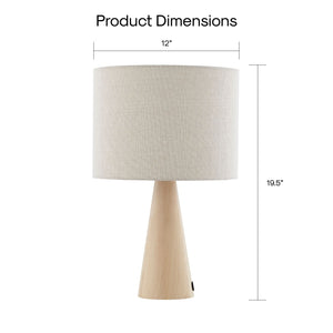 Maylee Table Lamp with USB Port