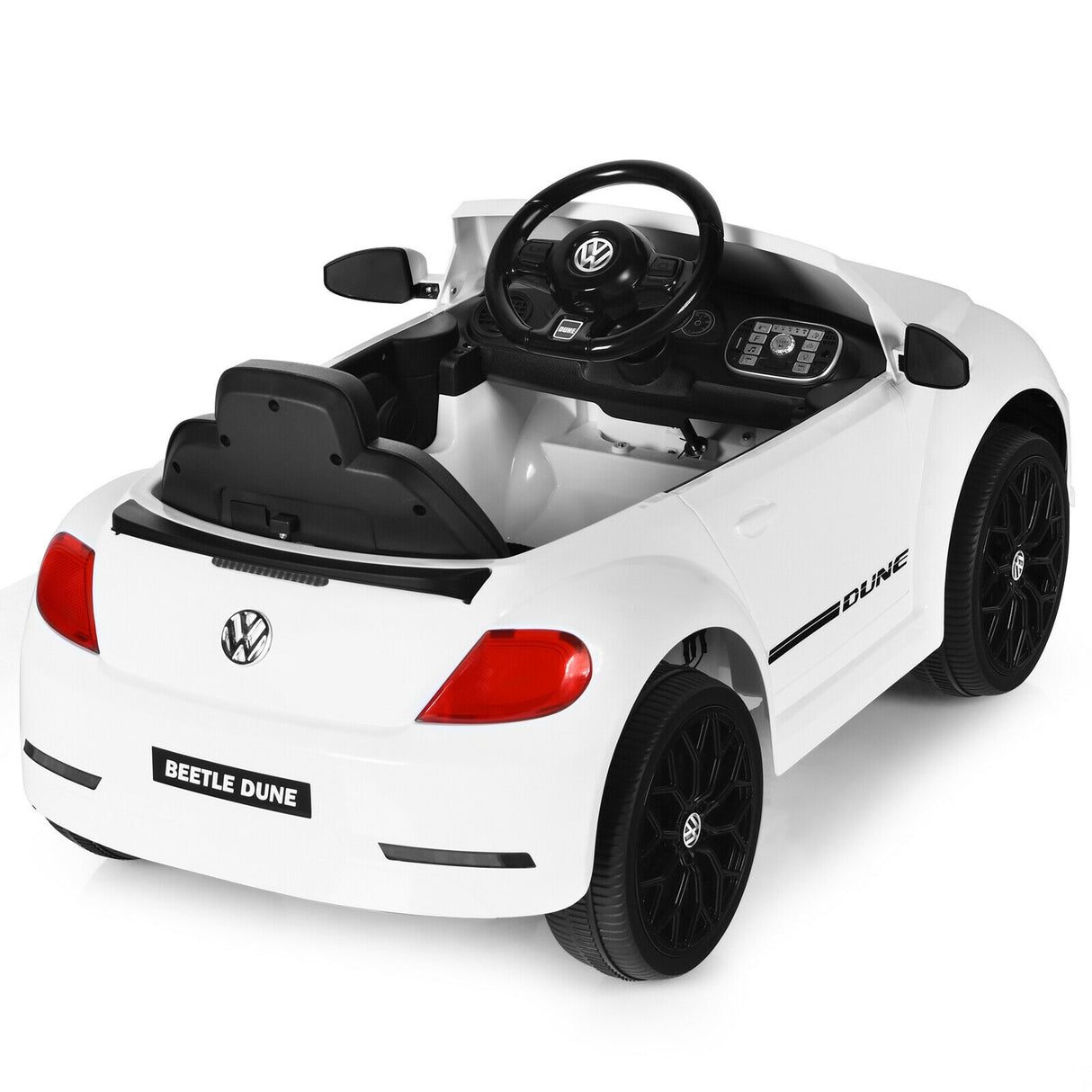 Volkswagen Beetle Kids Electric Ride On Car with Remote Control-Pink