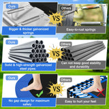 Outdoor Trampoline with Safety Closure Net-15 ft