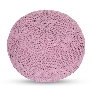 Samiyah Hand Knitted Pouf