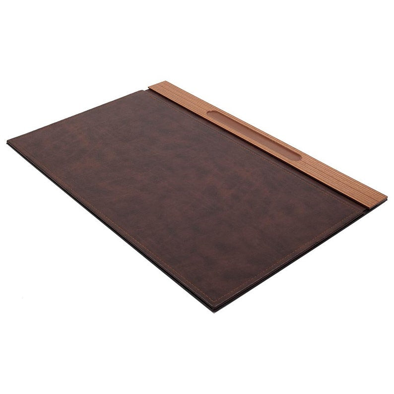MOOG Zebrona Leather Desk Set-Black- 11 PCS