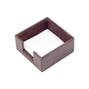 MOOG Leather Desk Set - Double Document Tray- Brown - 10 PCS