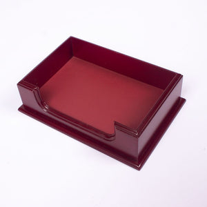MOOG Wooden Prestige Desk Set -Burgundy- 8 PCS