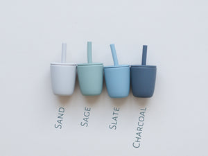 Mini Straw Cup - Silicone Straw Cup for Babies & Young Toddlers