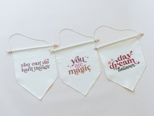 Daydream Believer Canvas Pennant