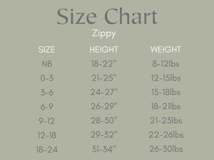 Nutcracker Print Bamboo Zippy Romper *Newborn left