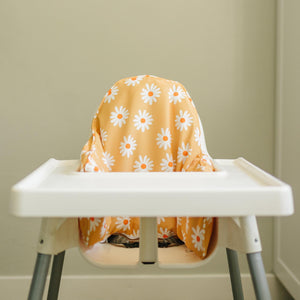 Daisy Floral Cushion Cover for IKEA Antilop Highchair: Wipeable, Highchair Accessories