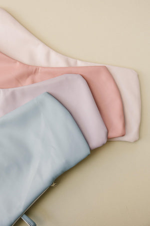 Blush Pink Vegan Leather IKEA Antilop Cushion Cover