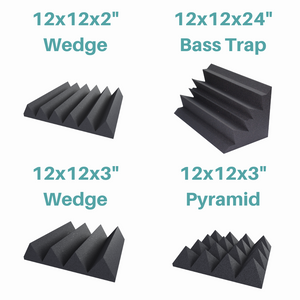 Home Theater Acoustic Foam Bundles by EXOcontralto
