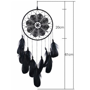 Indian Style Dreamcatcher Handmade Wind Chimes Hanging Pendant Dream Catcher For Bedroom Home Wall Art Hangings Decorations Feather Flowers Dream Catchers For Girls Kids Nursery Bedroom Wall Decor Festival Gift