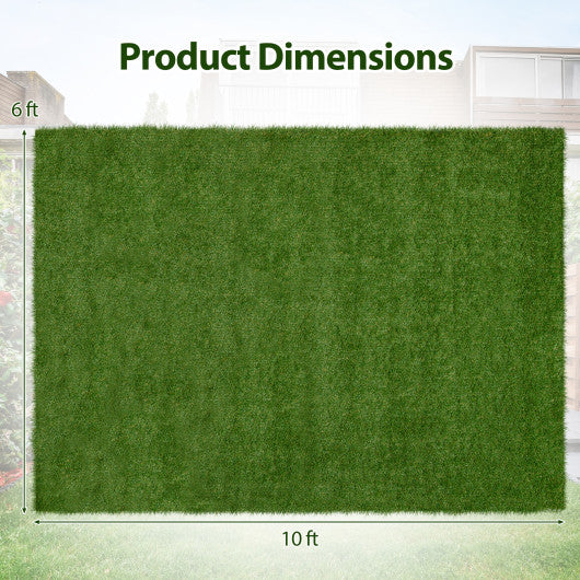 Indoor Outdoor Synthetic Turf Mat with Drainage Holes-L