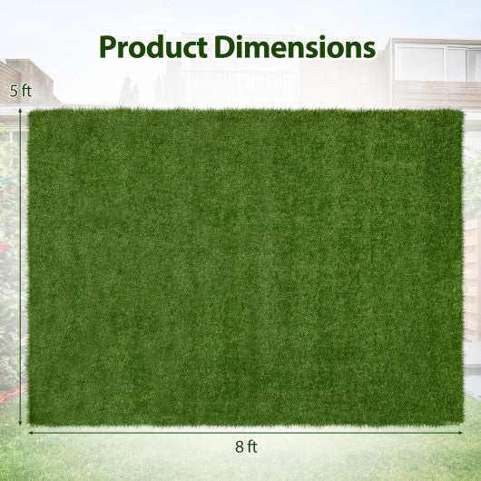 Indoor Outdoor Synthetic Turf Mat with Drainage Holes-M