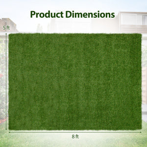 Indoor Outdoor Synthetic Turf Mat with Drainage Holes-M