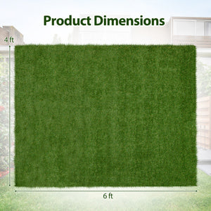 Indoor Outdoor Synthetic Turf Mat with Drainage Holes-S