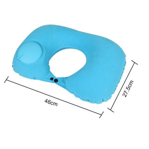Inflatable Air Pillows U Shaped Portable Sleeping Break Neck Pillow Nap Head Rest Cushion for Outdoor Camping Travel Hiking Car Functional Inflatable Neck Pillow Inflatable U Shaped Travel Pillow Car Head Neck Rest Air Cushion for Travel Neck Pillow
