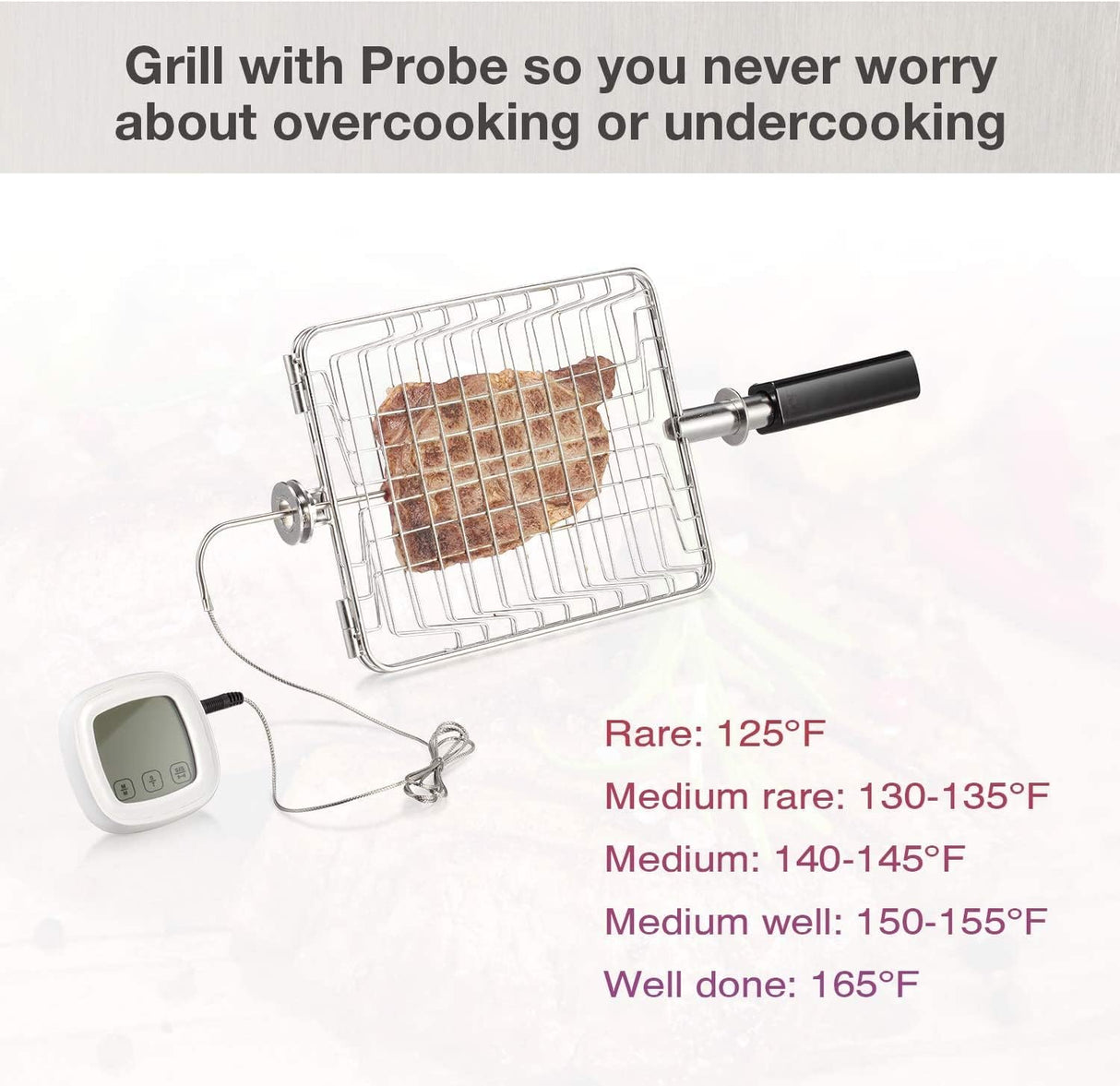 Infrared Propane Gas Grill Tabletop, Stainless Steel Small Barbecue Grill GB5916