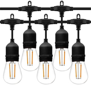 IP65 LED String Lights Retro Edison Filament Bulb Bright Daylight White Antique LED Filament Bulbs For Party Outdoor Garden Holiday Wedding Light String