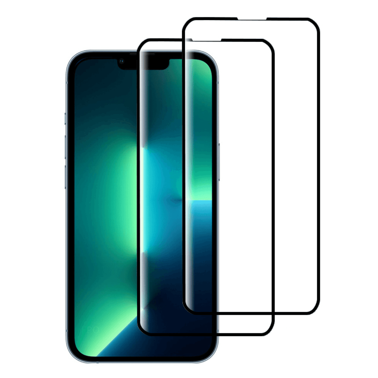iPhone 13 Pro Max & 14 Plus Glass Screen Guard (Nude Series) *2 Pack* by Simply Carbon Fiber