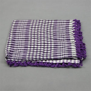 Islamic Men Traditional Costumes Men Plaid Hat Head Scarf Turban Muslim Hijabs Ramadan Pray Caps Unisex Scarves Tassel Desert Arab Keffiyeh Shawl Scarf Military Shemagh Tactical Desert Keffiyeh Head Neck Scarf Arab Wrap with Tassel