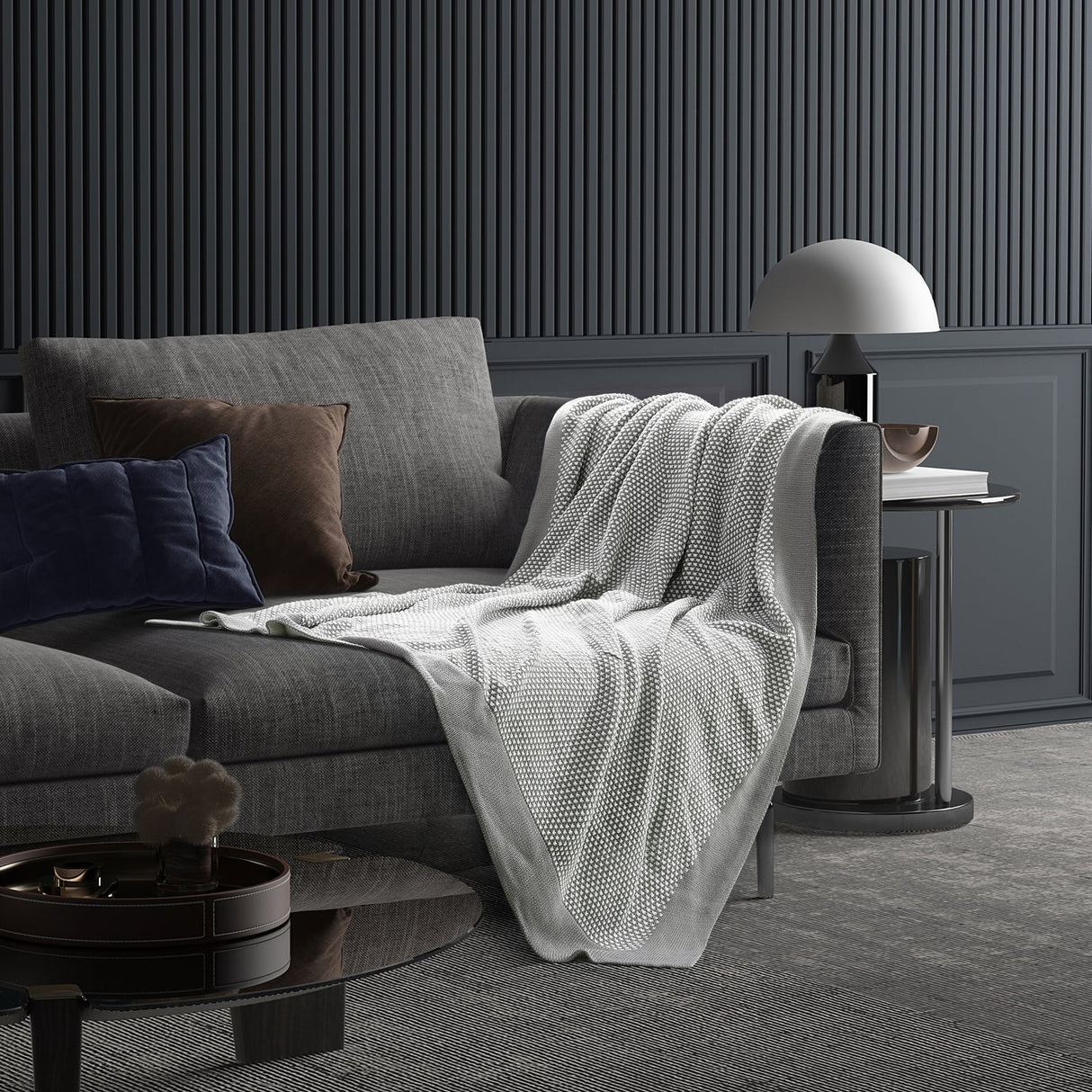 Tatiana Two Tone Throw