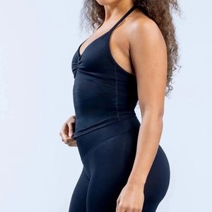 Matte Nylon Seamless Sports Vest Top