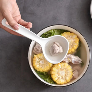 Plastic Kitchen Utensils Set: Rice Colander & Spoons