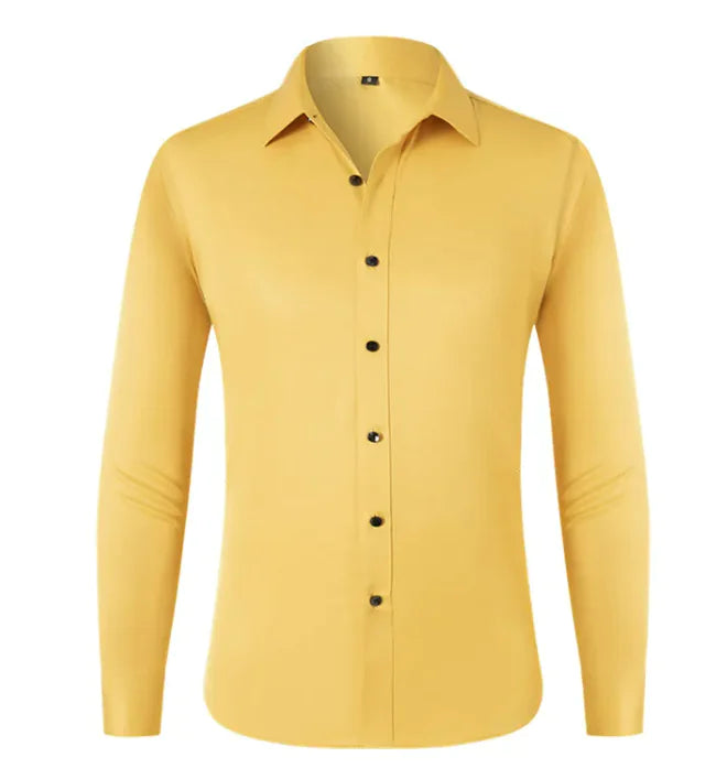 Men's Wrinkle-Free Elastic Business Shirt