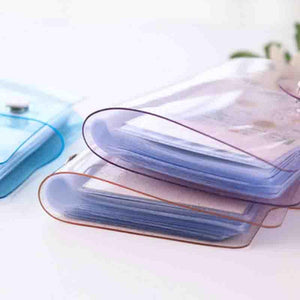 Jelly Color Photo Album for Mini Card Photo Sticker Album Mini Photo Album Transparent Glitter Card Holder Gifts For Valentine Gifts for Friends