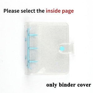 Jelly Color Photo Album for Mini Card Photo Sticker Album Mini Photo Album Transparent Glitter Card Holder Gifts For Valentine Gifts for Friends