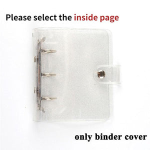Jelly Color Photo Album for Mini Card Photo Sticker Album Mini Photo Album Transparent Glitter Card Holder Gifts For Valentine Gifts for Friends