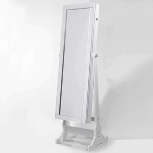 Radiant Cheval Mirror Jewelry Armoire