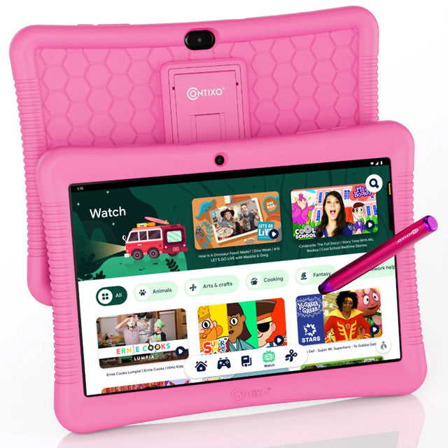 Contixo K102 10" Kids Tablet With Stylus and Smart Watch Bundle