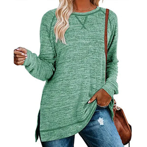 Solid Color Sweater for Women - Autumn/Winter Collection